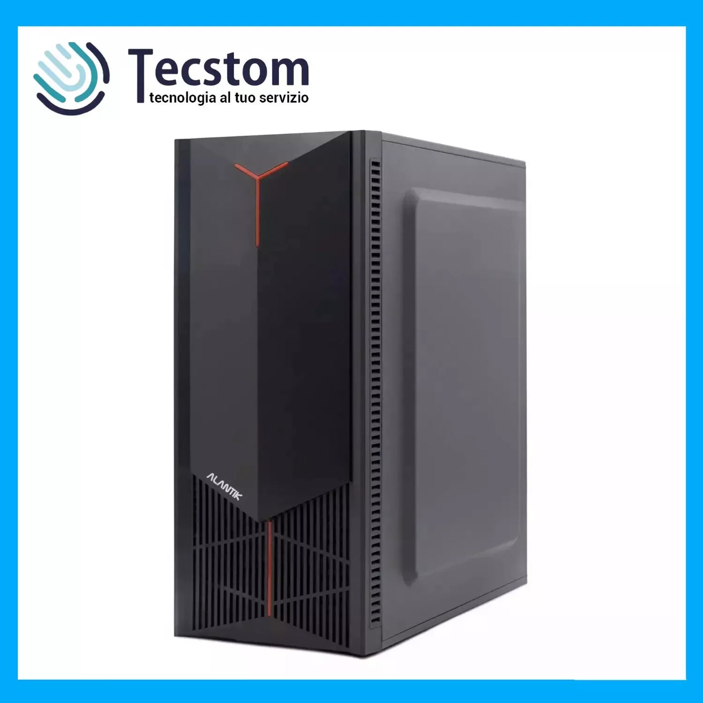 Alantik Pc Computer Desktop Assemblato Intel i5-4570 16Gb Ram SSD 512Gb Windows 11