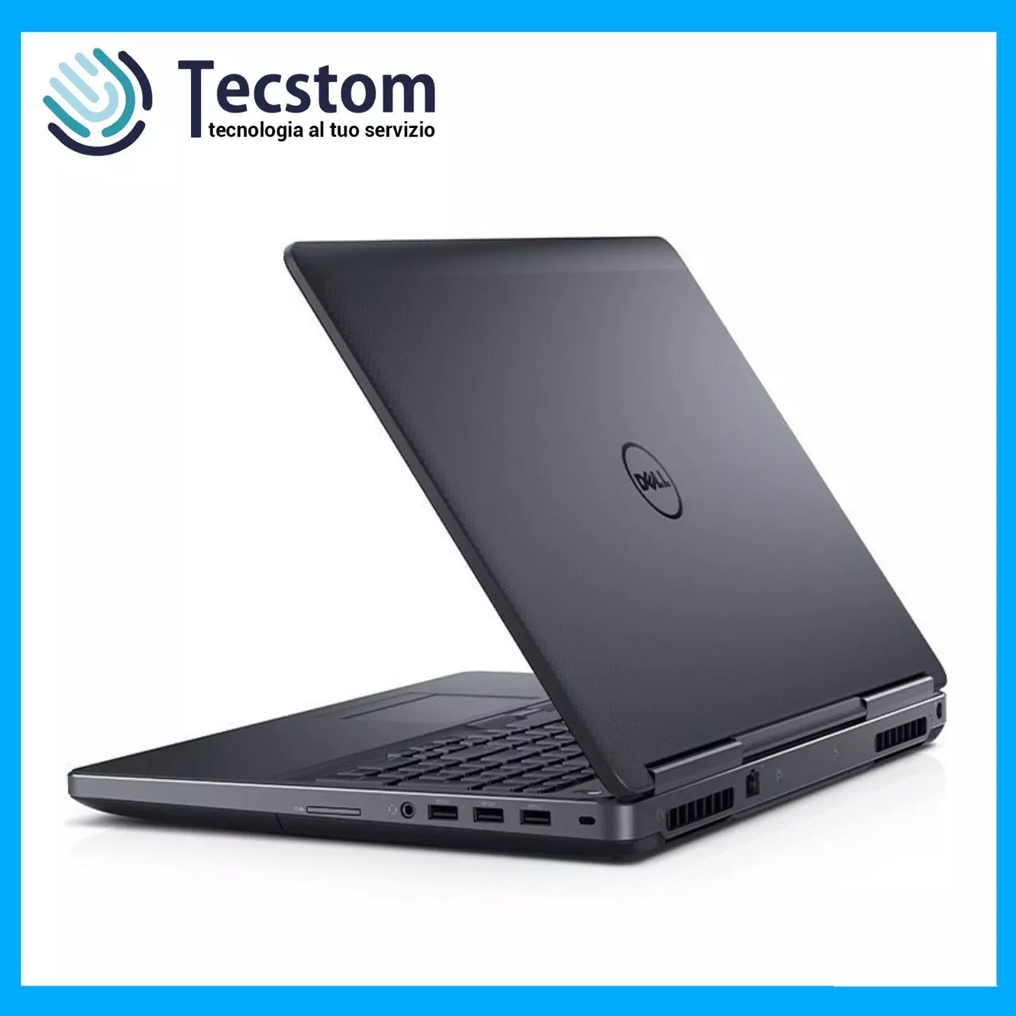 DELL Precision 7520, Notebook Pc Portatile, Intel i7-6820HQ, Ram 16Gb DDR4, SSD 512Gb, Display 15.6" Full HD + Nvidia Quadro M2200 4Gb, Windows 11 Pro (Ricondizionato Grado A)
