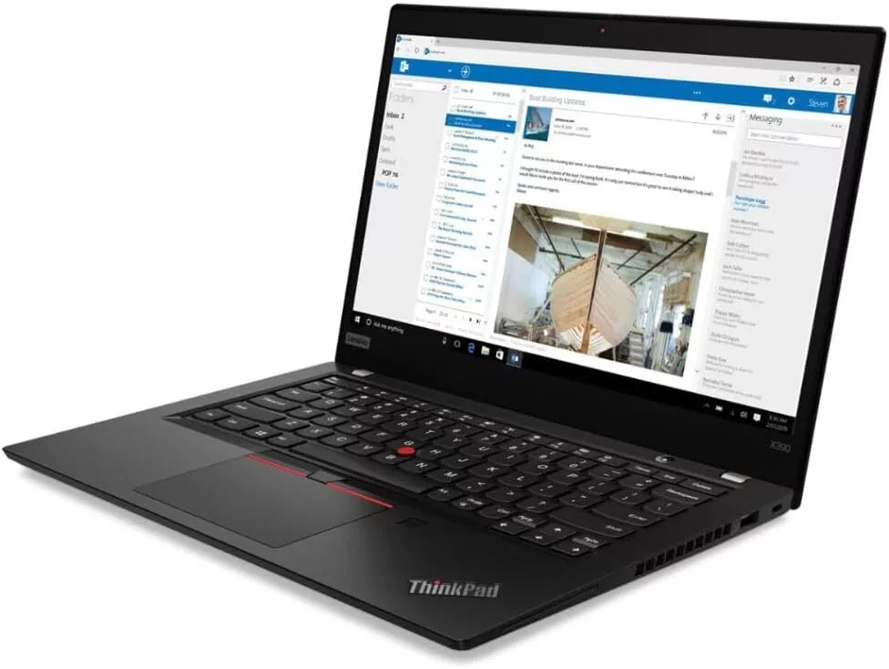 Lenovo Thinkpad X390, Notebook Pc Portatile 13.3" Touchscreen, Intel i5-8365U, Ram 16Gb SSd 512Gb Win 11 (Ricondizionato Grado A-)