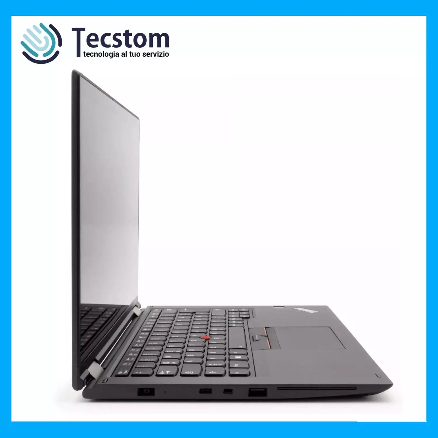Lenovo Thinkpad X13 Yoga, Notebook Touch 13.3" Full HD Intel i5-10210U, Ram 16Gb DDR4 SSD 256Gb NVMe, Webcam e Windows 11 (Ricondizionato Grado A)
