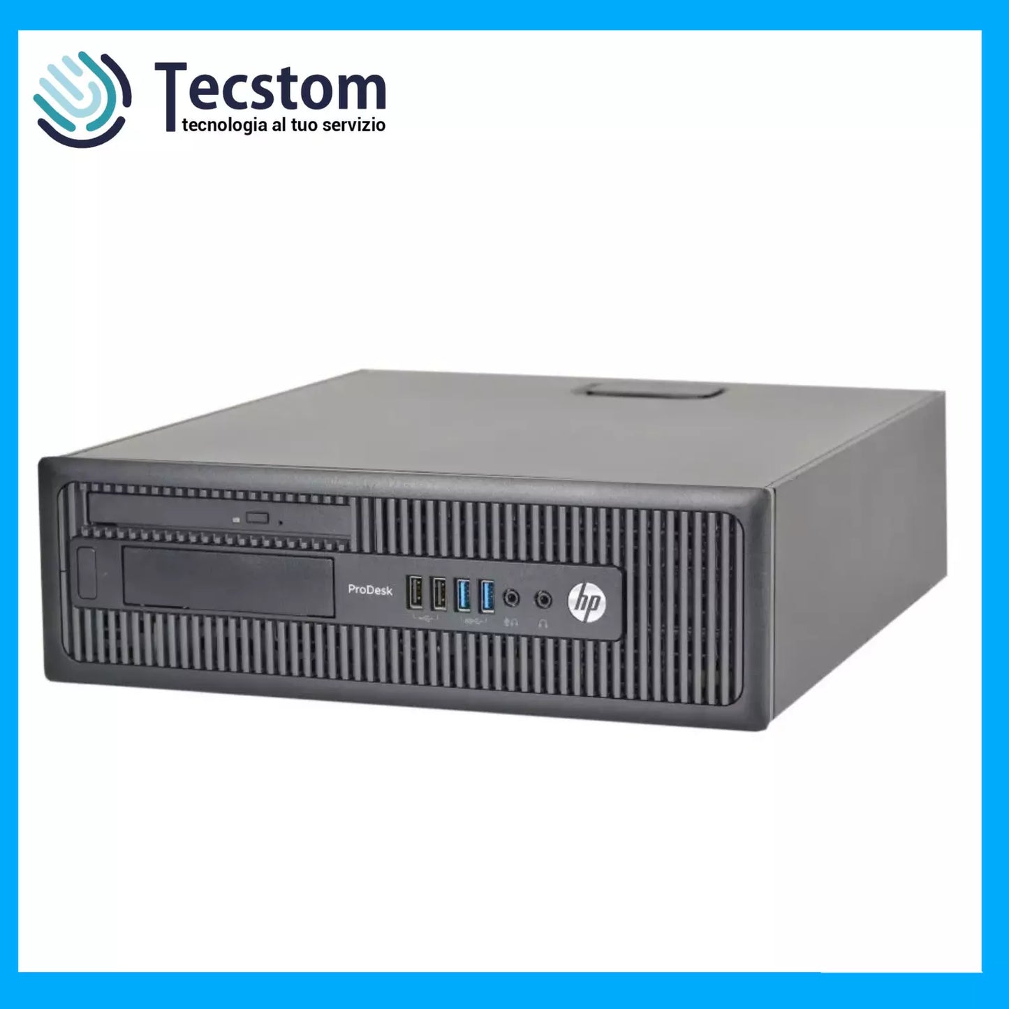 Hp ProDesk 600 G1, Pc Computer Fisso, Intel i5.4570, Ram 16Gb SSD 480Gb, WiFi e Windows 11 (Ricondizionato Grado A-)