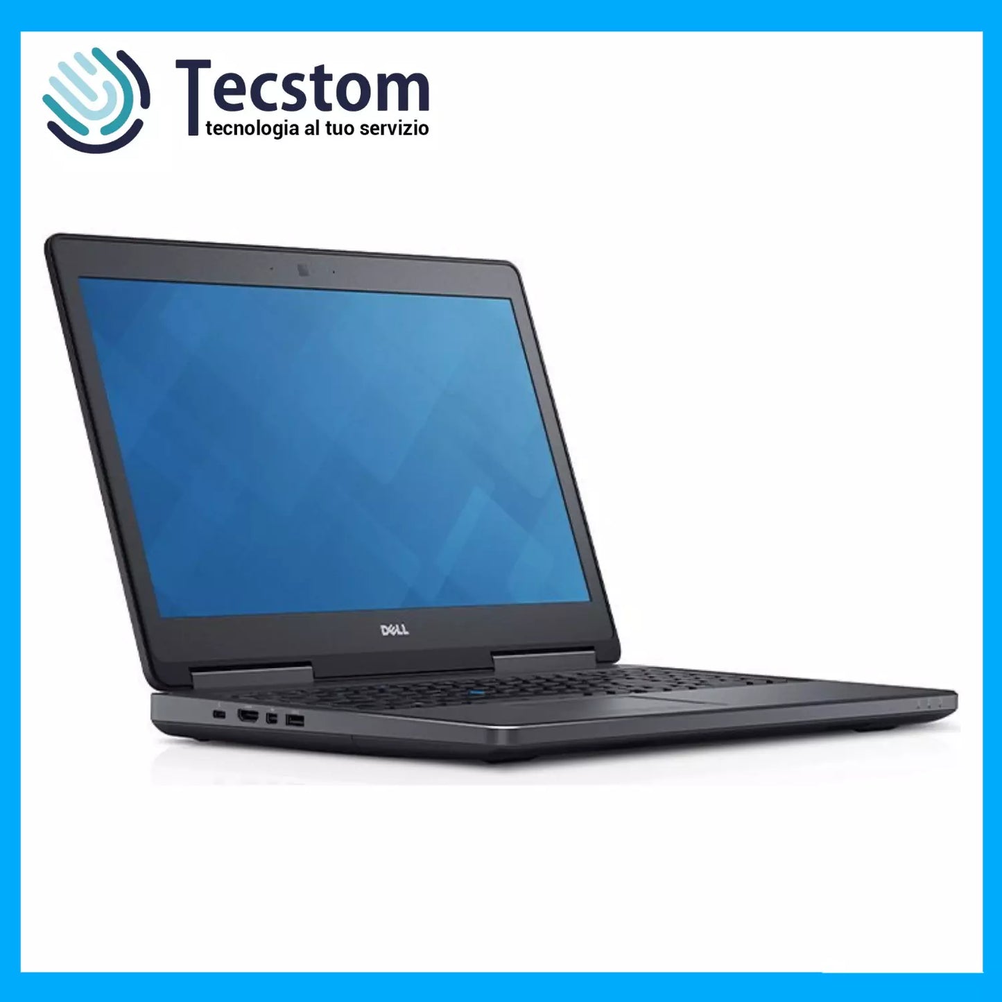 DELL Precision 7520, Notebook Pc Portatile, Intel i7-6820HQ, Ram 16Gb DDR4, SSD 512Gb, Display 15.6" Full HD + Nvidia Quadro M2200 4Gb, Windows 11 Pro (Ricondizionato Grado A)