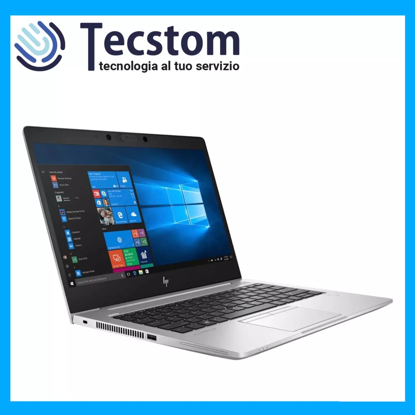 Notebook Hp Elitebook 830 G6, Display 13.3", Intel i7-8665U, Ram 16Gb SSD 512Gb, Pc Portatile Ricondizionato (BATTERIA NUOVA)