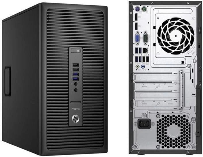 Hp Prodesk 600 G2, Pc Computer Desktop Fisso, Intel i7 6700, Ram 16Gb SSD 512Gb WiFi Windows 11 (Ricondizionato Grado A-)