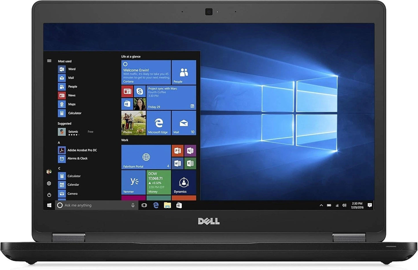 DELL Latitude 5480, Notebook Pc Portatile 14" Intel Core i7 7600U Ram 16Gb SSD 512Gb Windows 11 (Ricondizionato Grado A)