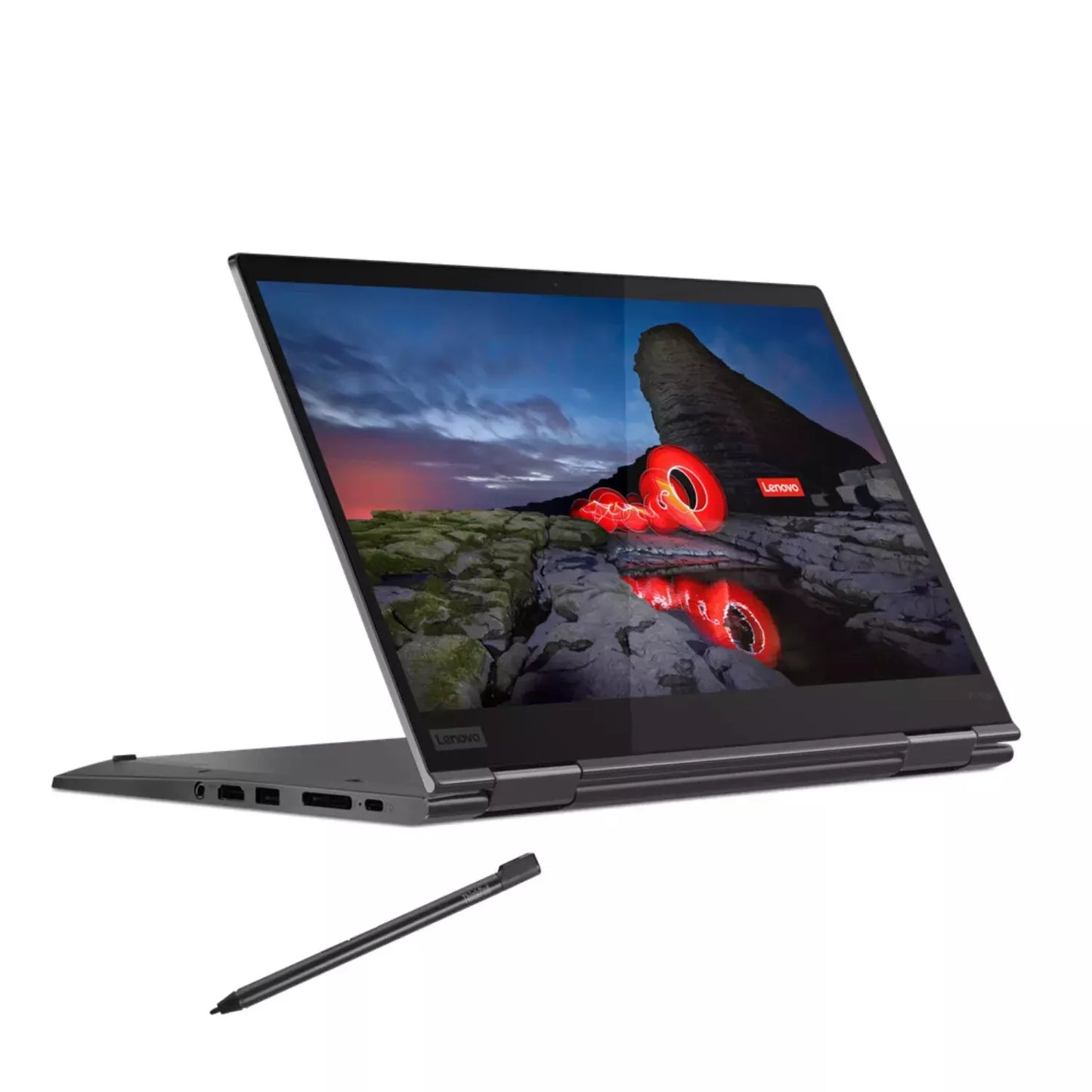 Lenovo Thinkpad X13 Yoga, Notebook Touch 13.3" Full HD Intel i5-10210U, Ram 16Gb DDR4 SSD 256Gb NVMe, Webcam e Windows 11 (Ricondizionato Grado A)