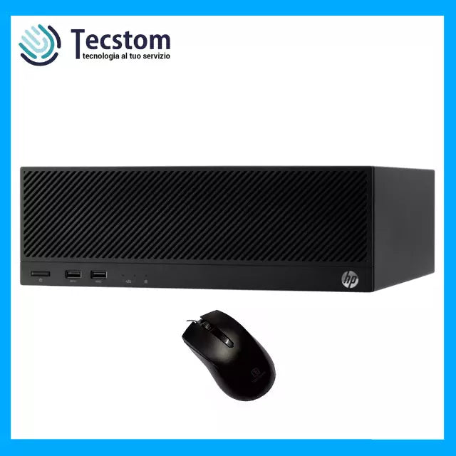 Hp Engage Desktop Pc Fisso Intel i3-8100 8 Gb Ram SSD 256Gb + HDD 500Gb Windows 11 Pro (Nuovo)