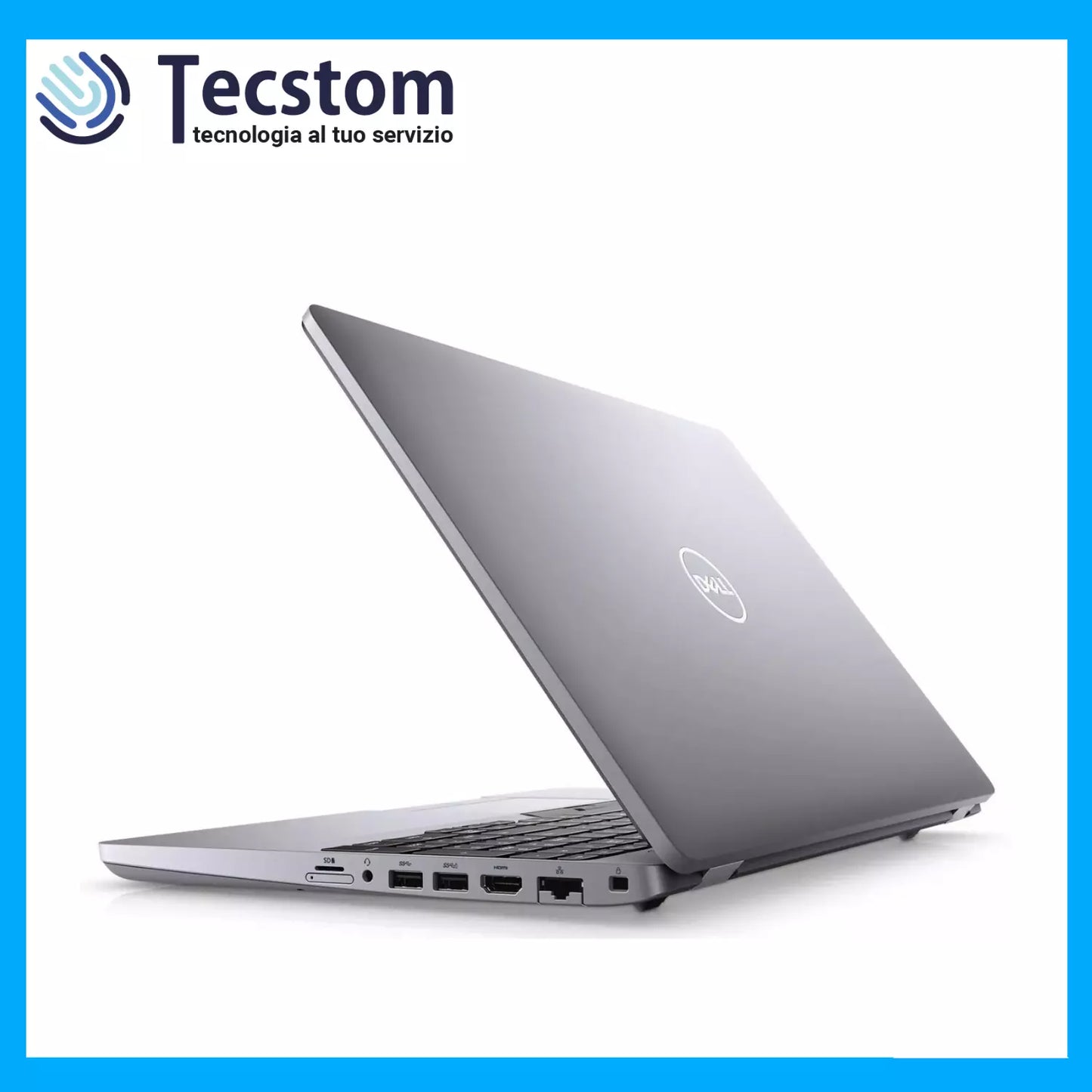DELL Latitude 5510, Notebook Touchscreen Display 15.6" FULL HD, Intel i5-10210U, Ram 8Gb DDR4 SSD 256Gb NVMe (Ricondizionato Grado A)