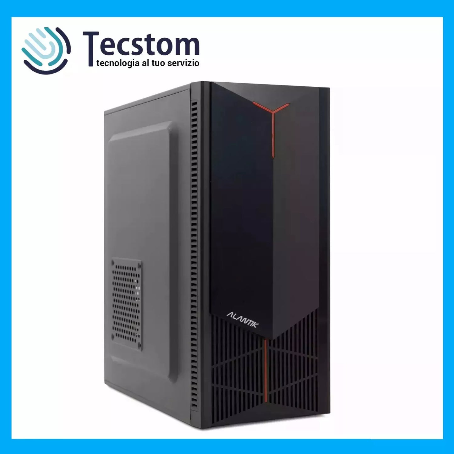 Alantik Pc Computer Desktop Assemblato Intel i5-4570 16Gb Ram SSD 512Gb Windows 11