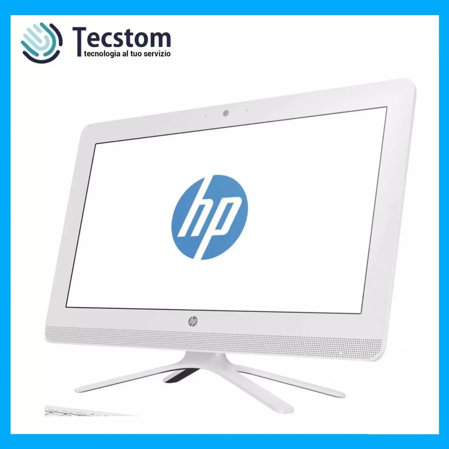 Hp Pc Fisso All In One 24" Intel i5-7200u Ram 8Gb SSD 256Gb WiFi Webcam e Windows 11 (Ricondizionato Grado A)