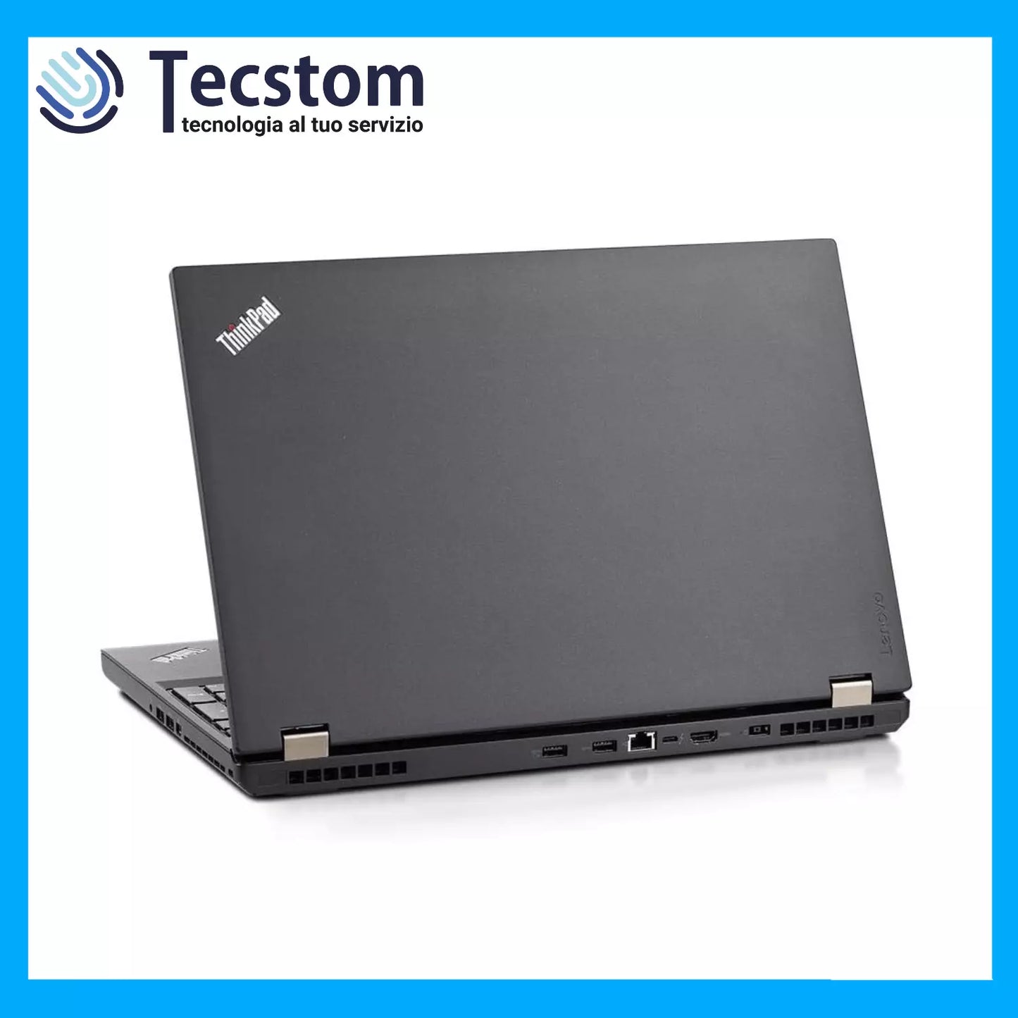 Lenovo Thinkpad P50, Notebook Pc Portatile 15.6", Intel i7-6820HQ, Ram 32Gb DDR4 SSD 256Gb, WebCam e Windows 11 + Nvidia Quadro 2Gb(Ricondizionato Grado A)