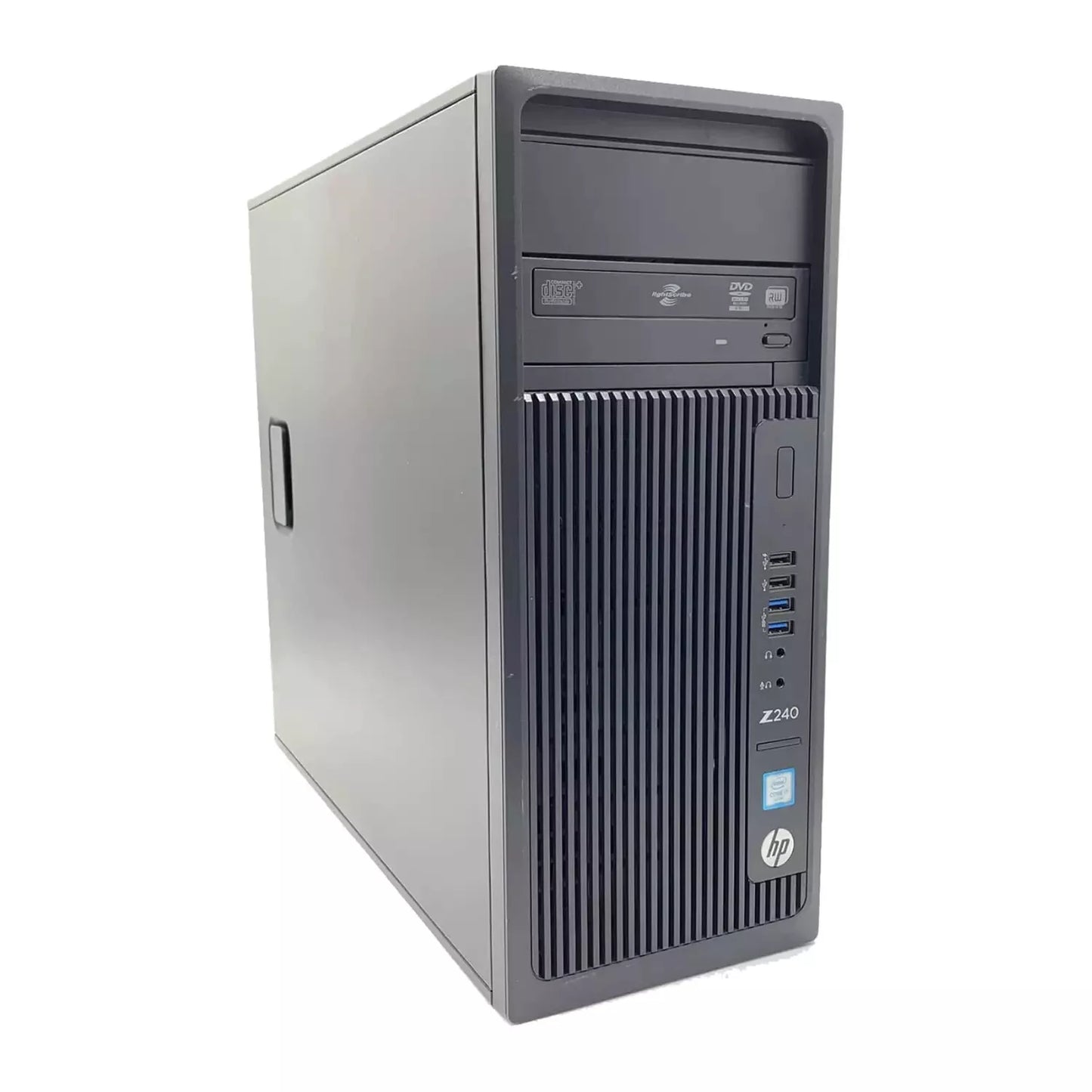 Hp Z230 PC Fisso Workstation, Intel i5-4570 Ram 16Gb SSD 256Gb + 128Gb, Wi-Fi, Displayport e Windows 10 (Ricondizionato Grado A-)