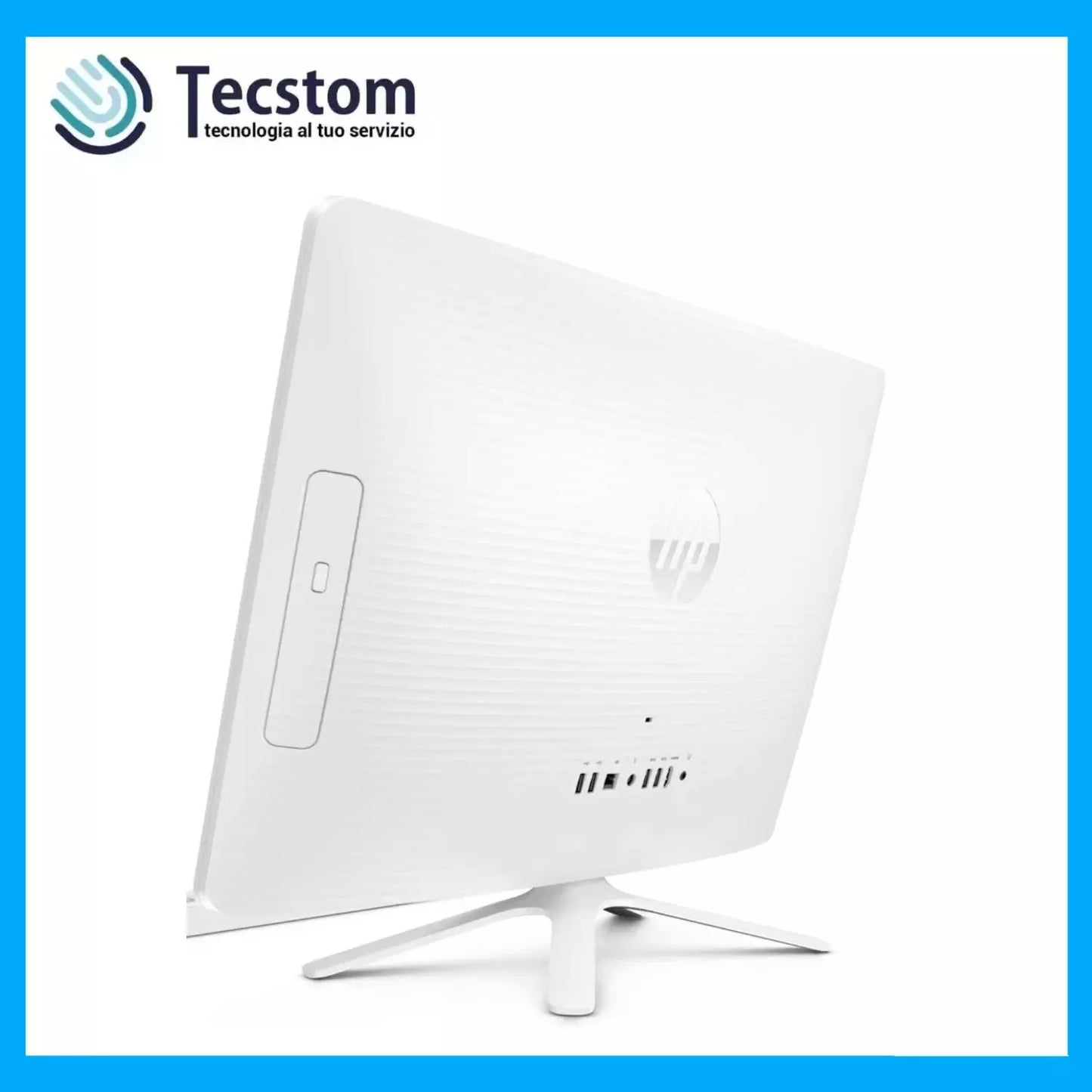 Hp Pc Fisso All In One 24" Intel i5-7200u Ram 8Gb SSD 256Gb WiFi Webcam e Windows 11 (Ricondizionato Grado A)