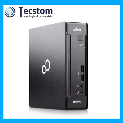 Fujitsu Espimo Q556, Mini Pc Computer Fisso, Intel i5-6400T Ram 16Gb SSD 512Gb Windows 11 (Ricondizionato Grado A)