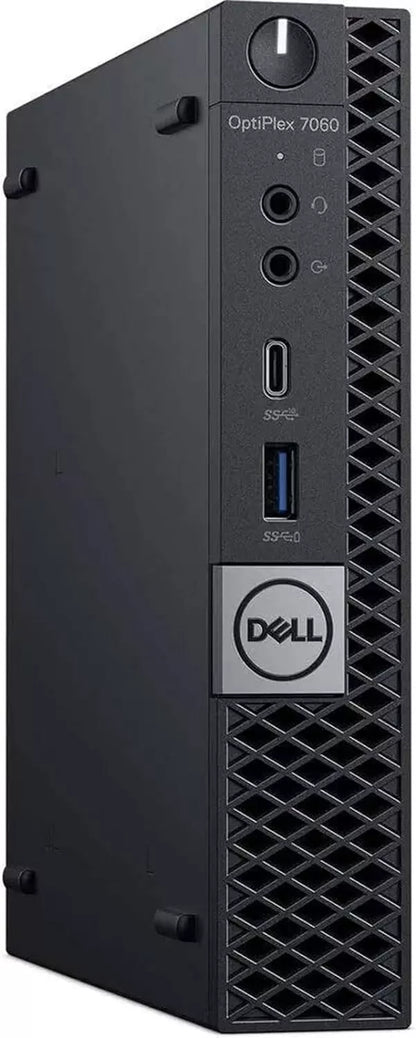 DELL OptiPlex 7060 Mini Pc Desktop Intel i5-8500T 8Gb RAM SSD 256Gb Windows 11 (Ricondizionato Grado A)