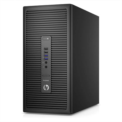 Hp Prodesk 600 G2, Pc Computer Desktop Fisso, Intel i7 6700, Ram 16Gb SSD 512Gb WiFi Windows 11 (Ricondizionato Grado A-)